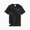PUMA Class Striped Tee Youth, PUMA Black, small-SEA
