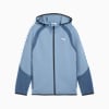 Evostripe Full-Zip Hoodie Youth, Cool Blue, small