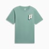 GRAPHICS Letter Men's Tee, Green Moon, small