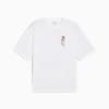 Floral Sport Graphic Boxy Tee Men, PUMA White, small-THA