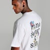 Playera estilo boxy Floral Sport para hombre, PUMA White, small