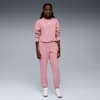 Loungewear oversized joggingpak voor jongeren, Poised Pink, small