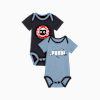 Minicats Newborn 2-Pack Bodysuit Toddlers, Cool Blue, small