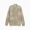Badge Track Jacket Men, Pebble Gray, small