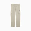 Pantaloni cargo Badge da uomo, Pebble Gray, small