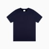 Wardrobe Essentials PUMA Logo Tee Men, New Navy, small-SEA