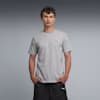 Wardrobe Essentials PUMA Logo Tee Men, Gray Echo, small-VNM