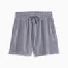 Towelling Cat Shorts Women, Gray Tile, small