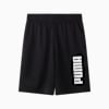 ESSENTIALS Logo Woven Men's Shorts 9", PUMA Black, small-AUS