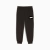 Essentials Logo Fleece Sweatpants Kids, PUMA Black, small