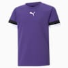 teamRISE Football Jersey Youth, Prism Violet-Puma Black-Puma White, small-THA