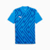 teamGLORY Men's Soccer Jersey, Electric Blue Lemonade-PUMA White-Blazing Blue, small