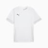 teamGOAL Men's Matchday Football Jersey, PUMA White-PUMA Black-Feather Gray, small-THA