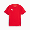 เสื้อออกกำลังกายเด็กโต teamGOAL Youth Matchday, PUMA Red-PUMA White-Fast Red, small-THA