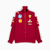 Scuderia Ferrari 2025 Drivers T7 Oversized Jacket Men, Dark Cherry, small-THA