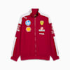 เสื้อแจ็คเก็ต Scuderia Ferrari Drivers T7 Oversized สำหรับผู้ชาย, Dark Cherry, small-THA