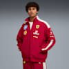 Scuderia Ferrari Drivers T7 Men's Oversized Jacket, Dark Cherry, small-AUS