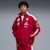 Scuderia Ferrari 2025 Drivers T7 Oversized Jacket Men, Dark Cherry, small
