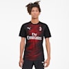AC Milan Men's Stadium Jersey, Puma Black-Tango Red, small-SEA