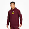 Sudadera con capucha BVB ftblCulture para hombre, Burgundy-Cyber Yellow, small
