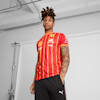 Scuderia Ferrari Team Men's Soccer Jersey, Burnt Red-CS, small