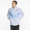 Man City Pre-match Men's Football Jacket, Heather-Peacoat, small-SEA