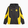 BVB 보루시아 도르트문트 프리매치 우븐 엔썸 자켓<br>BVB Prematch Woven Anthem Jacket, PUMA Black-Cyber Yellow, small-KOR