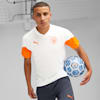 Manchester City Football Training Jersey, PUMA White-Orange Popsicle, small-THA