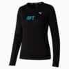 PUMA x BFT Women's Long Sleeve Training Tee, Puma Black-BFT, small-AUS