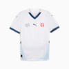 Schweiz 2024 Fußball Auswärtstrikot Herren, PUMA White-Icy Blue, small