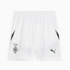 Shorts Borussia Mönchengladbach 24/25 per ragazzi, PUMA White-PUMA Black, small