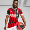 เสื้อยืดชายชุดเหย้าแท้ของทีม AC Milan ฤดูกาล 24/25, For All Time Red-PUMA Black, small-THA