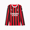 AC Milan 24/25 Home Long Sleeve Jersey Men, For All Time Red-PUMA Black, small-AUS