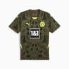 Borussia Dortmund 24/25 Goalkeeper Short Sleeve Jersey Men, Olive Drab-Myrtle, small