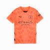 Maglia da portiere a maniche corte Manchester City 24/25 per ragazzi, Neon Sun, small
