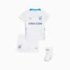 Baby kit Home Olympique de Marseille 24/25 per bimbi ai primi passi, PUMA White-Bleu Azur, small