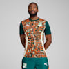Ivory Coast 2025 Pre-match Jersey Men, Dark Myrtle-Rickie Orange, small