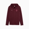 Manchester City Casuals Hooded Jacket Men, Dark Jasper-Dusty Orchid, small