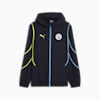 Manchester City Pre-match Woven Jacket Men, New Navy-Yellow Glow, small