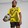 Borussia Dortmund prematch-shirt met korte mouwen voor jongeren, Faster Yellow-PUMA Black, small