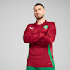 Morocco Pre-match Long Sleeves Top Men, Intense Red-Archive Green, small