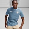 T-shirt à motifs ftblCULTURE Manchester City Homme, Club Navy-Team Light Blue, small