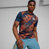 Olympique de Marseille Pre-match Short Sleeve Jersey Men, Club Navy-Cayenne Pepper, small