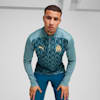 Olympique de Marseille pre-match top met kwartrits voor heren, Bold Blue-Ocean Tropic, small
