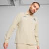 Olympique de Marseille ftblCULTURE+ Long-Sleeve Polo Men, Putty-Ocean Tropic, small
