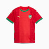 Morocco 2025 Home Jersey Youth, PUMA Red-Archive Green, small