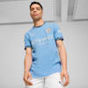 เสื้อยืดชายชุดเหย้าแท้ของทีม Manchester City ฤดูกาล 24/25, Team Light Blue-Marine Blue, small-THA
