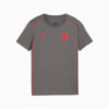FC St. Pauli Casuals Tee Youth, Flat Medium Gray-PUMA Red, small