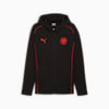 FC St. Pauli Casuals Hooded Jacket Men, PUMA Black-PUMA Red, small