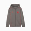 FC St. Pauli Casuals jack met capuchon voor jongeren, Flat Medium Gray-PUMA Red, small
